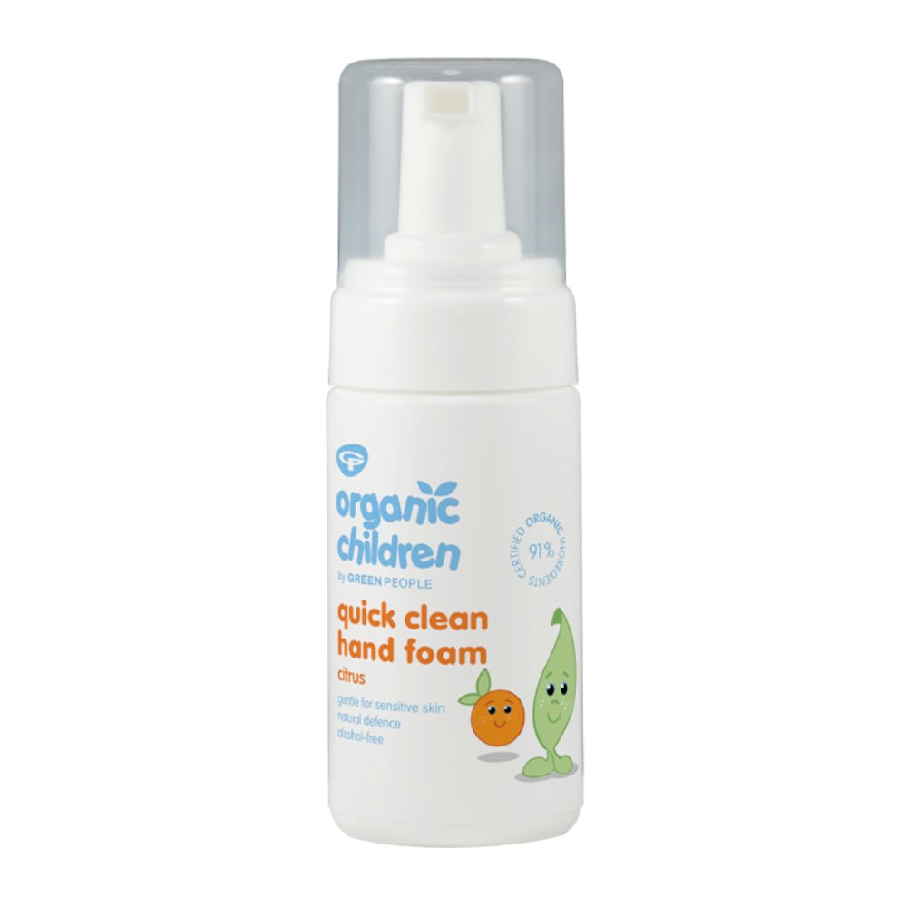 Organic Children Quick Clean Hand Foam 100ml - Greenlands Health Store