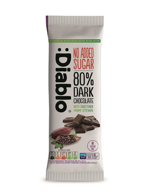 Dark Chocolate 80% with Stevia 75g - Greenlands Health Store