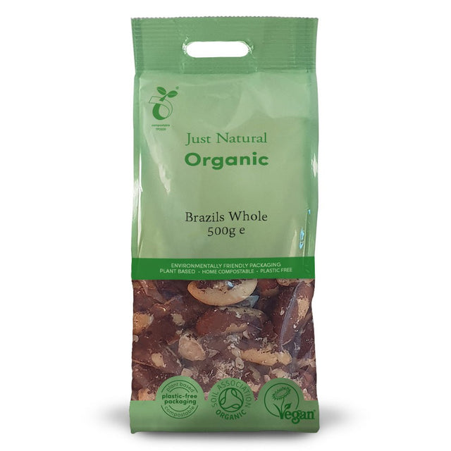 Organic Brazils Whole 500g - Greenlands Health Store