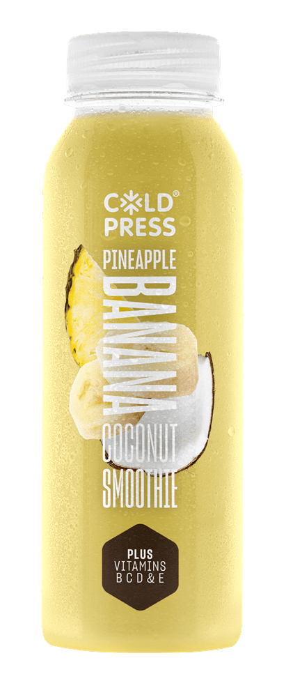 Coldpress Coconut Pineapple Banana Smoothie 250ml - Greenlands Health Store