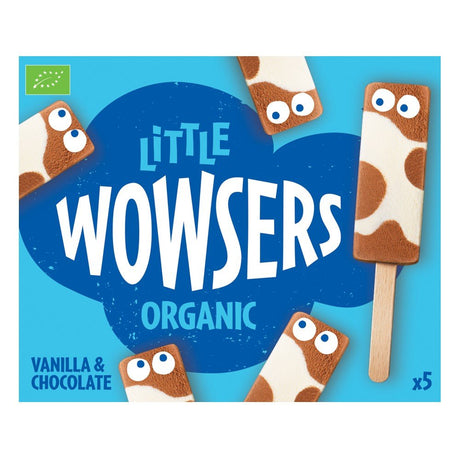Organic Little Vanilla & Chocolate Ice Cream Lollies 5x65ml - Greenlands Health Store