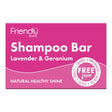 Natural Shampoo Bar - Lavender & Geranium 95g - Greenlands Health Store
