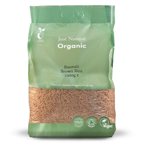Organic Basmati Brown Rice 1000g - Greenlands Health Store