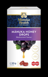 MGO 400+ Manuka Honey Drops with Blackcurrant 65gm - 15's - Greenlands Health Store