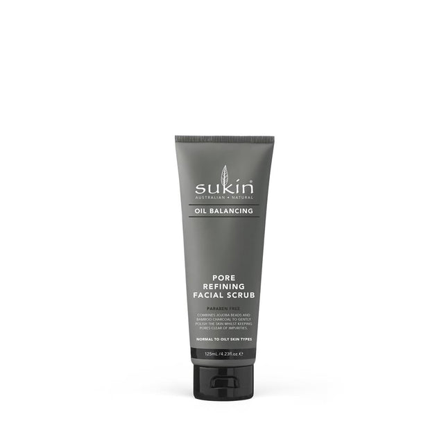 OB + Charcoal Facial Scrub 100ml - Greenlands Health Store