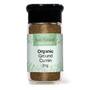 Organic Ground Cumin (Glass Jar) 38g - Greenlands Health Store