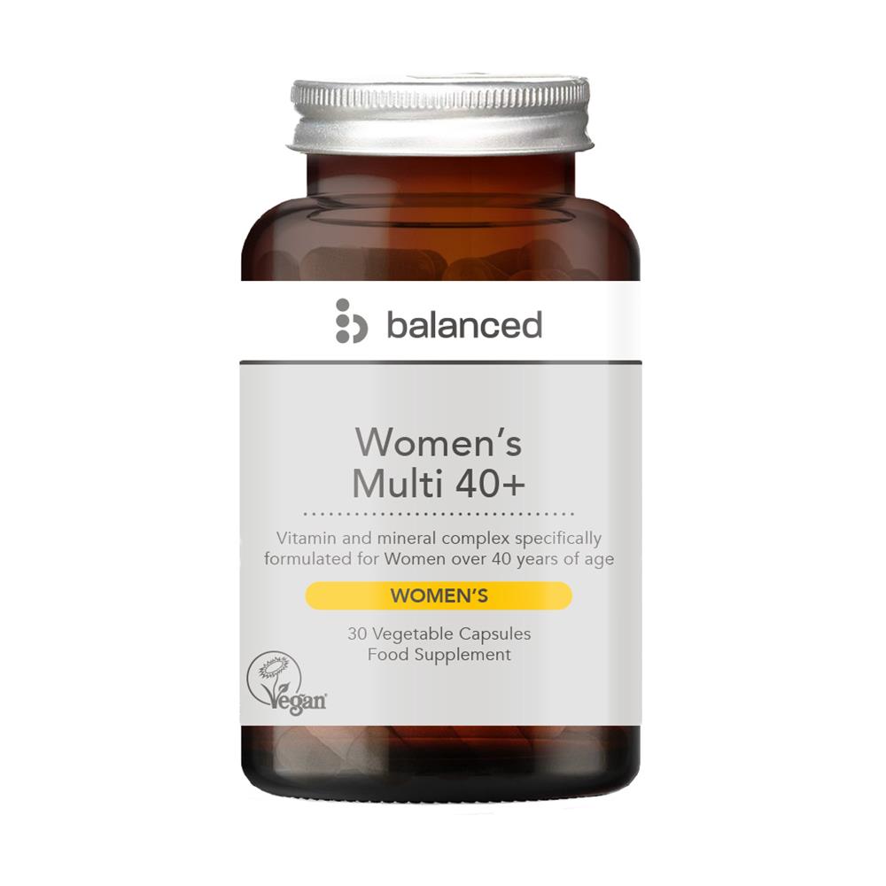 Women's 40+ Multi 30 Veggie Caps - Reusable Bottle - Greenlands Health Store