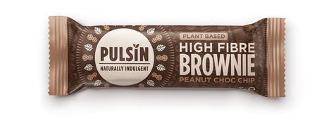 Peanut Choc Chip High fibre Brownie 35g - Greenlands Health Store