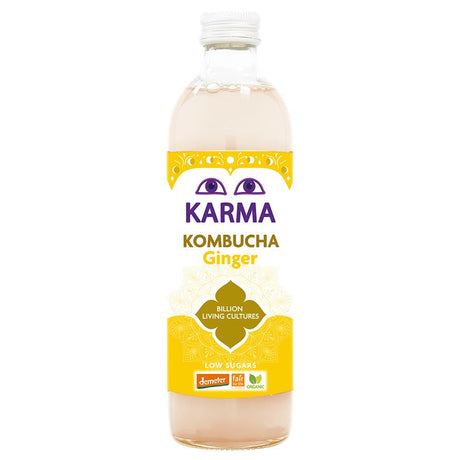 Karma Kombucha Ginger 500ml - Greenlands Health Store