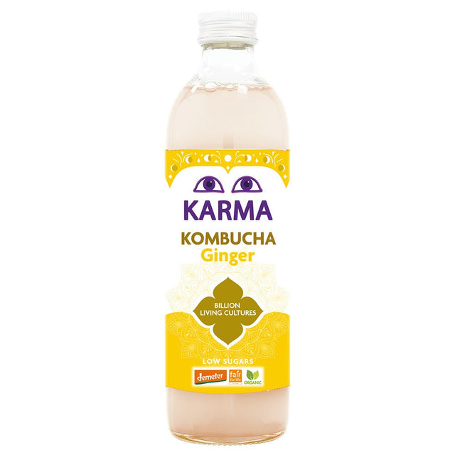 Karma Kombucha Ginger 500ml - Greenlands Health Store