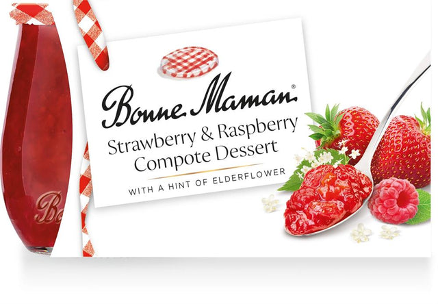 Bonne Maman Strawberry & Raspberry Compote 2 x 130g - Greenlands Health Store