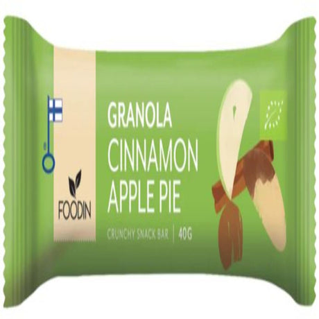 FI Granola Bar Cinnamon Apple Pie Organic 40G 12PK - Greenlands Health Store