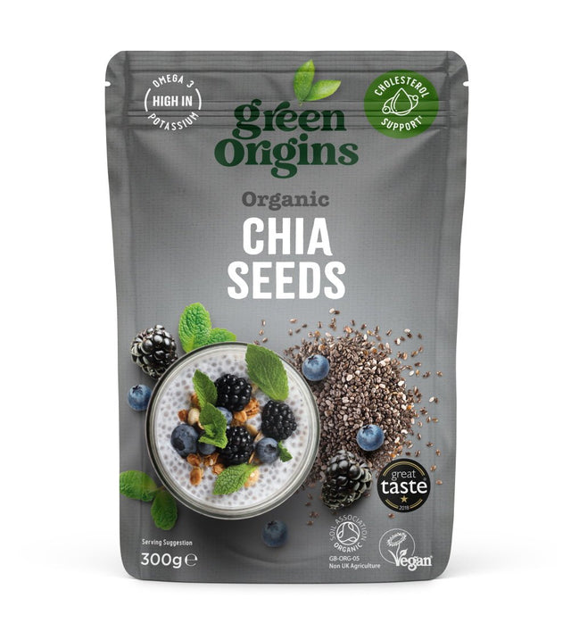 Organic Chia Seeds 300g - Greenlands Health Store