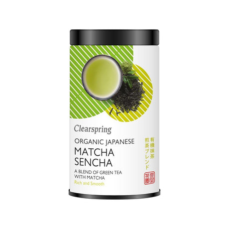 Clearspring Organic Japanese Matcha Sencha Loose Tea 85g - Greenlands Health Store