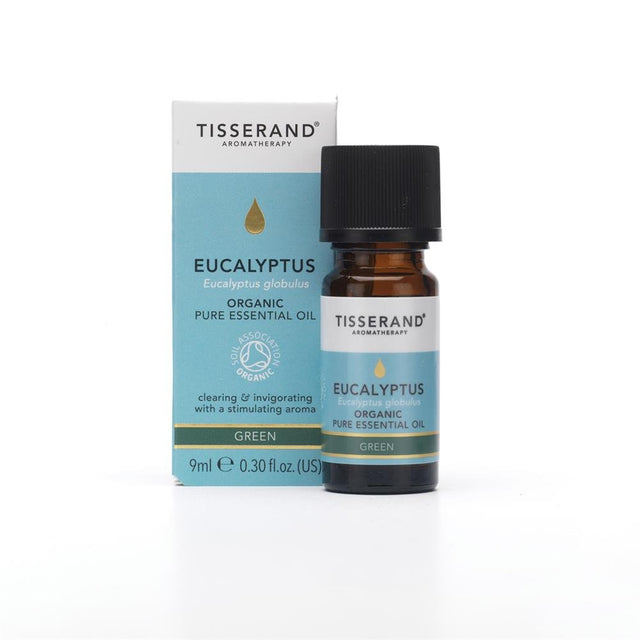 Tisserand Organic Eucalyptus Essential Oil (9ml) - Greenlands Health Store