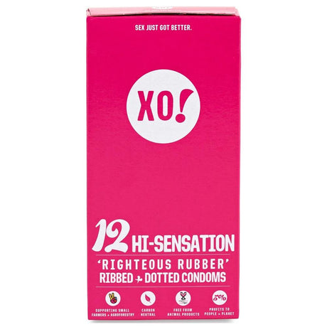 12 hi - sensation CO2 - neutral vegan natural latex condoms - Greenlands Health Store