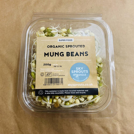 Organic Sprouted Mung Beans 200g - Greenlands Health Store