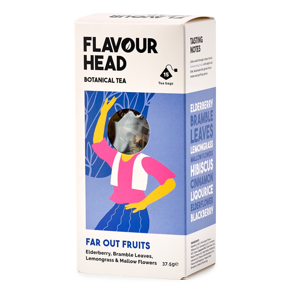 Flavour Head Botanical Infusions Far Out Fruits Tea 15's - Greenlands Health Store