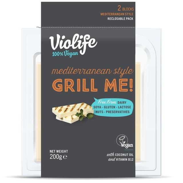 Violife Mediterranean Grill - Me Block 200g - Greenlands Health Store