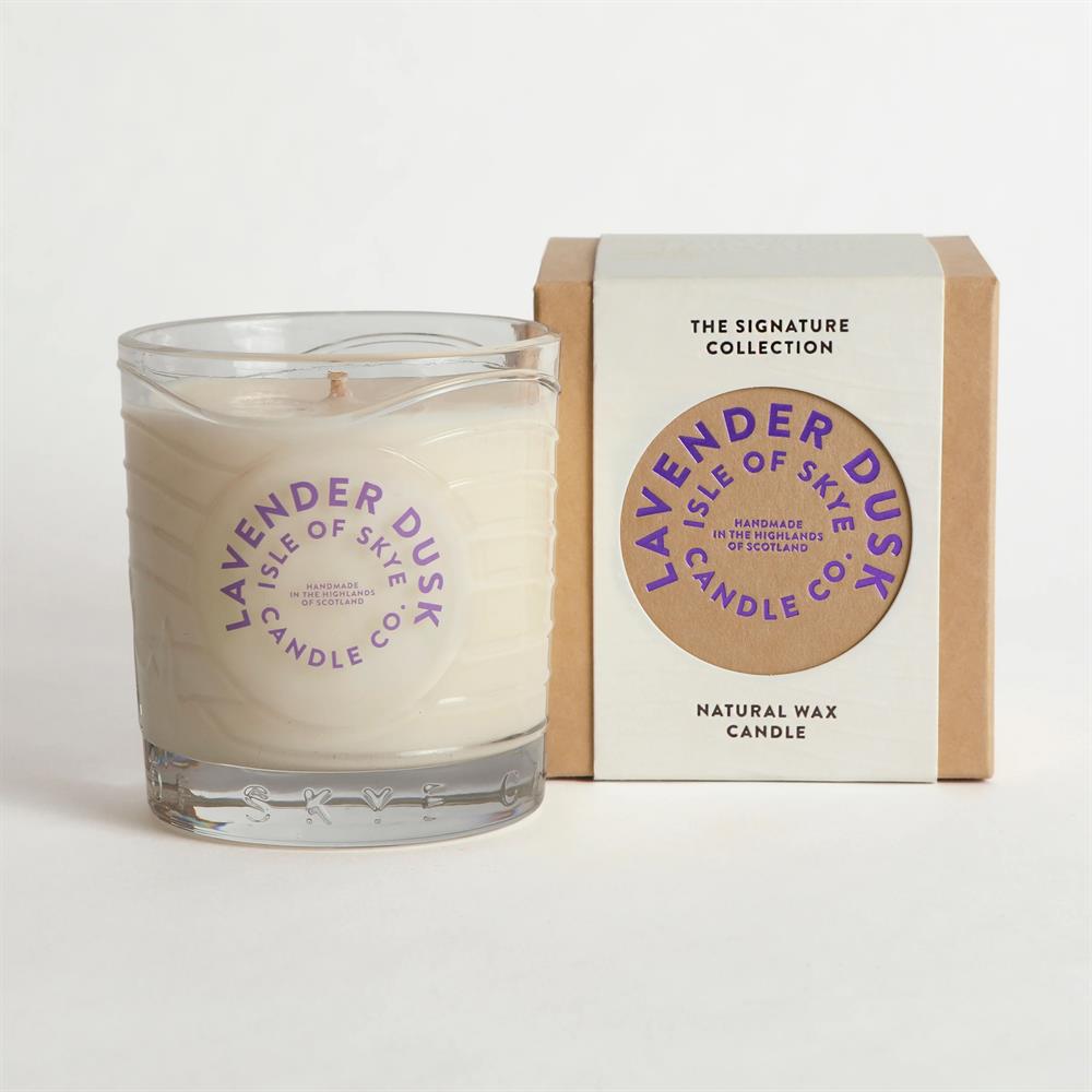 Lavender Dusk Island Natural Wax Candle 9.1cm x 8.2cm x 8.2cm - Greenlands Health Store