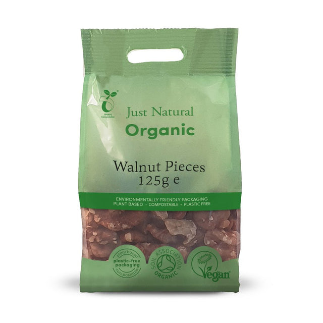 Organic Walnut Pieces 125g - Greenlands Health Store