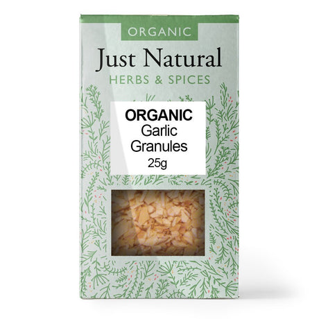 Organic Garlic Granules (Box) 25g - Greenlands Health Store