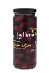 Hellenic Sun Kalamata Pitted Olives 330g - Greenlands Health Store