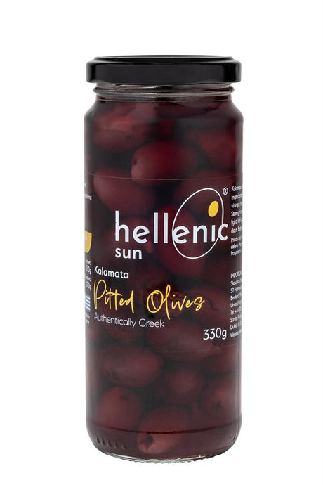 Hellenic Sun Kalamata Pitted Olives 330g - Greenlands Health Store