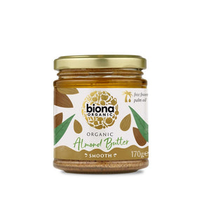 Organic Almond Butter Smooth 170g - Greenlands Health Store