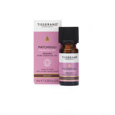 Tisserand Organic Patchouli Essential Oil 9ml - Greenlands Health Store