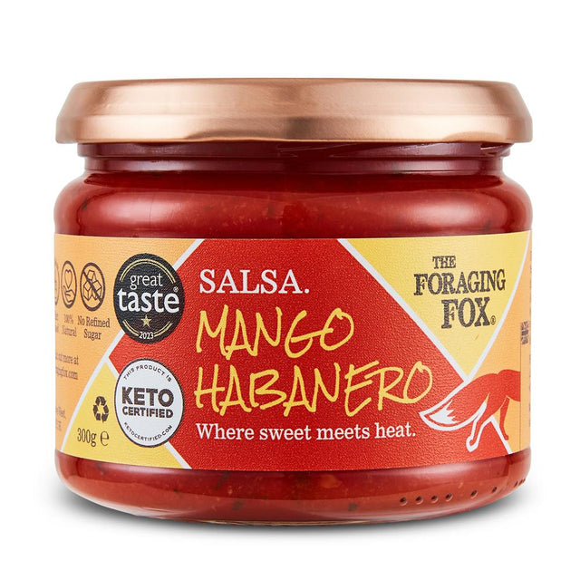 The Foraging Fox Keto Certified Mango Habanero Salsa 300g - Greenlands Health Store
