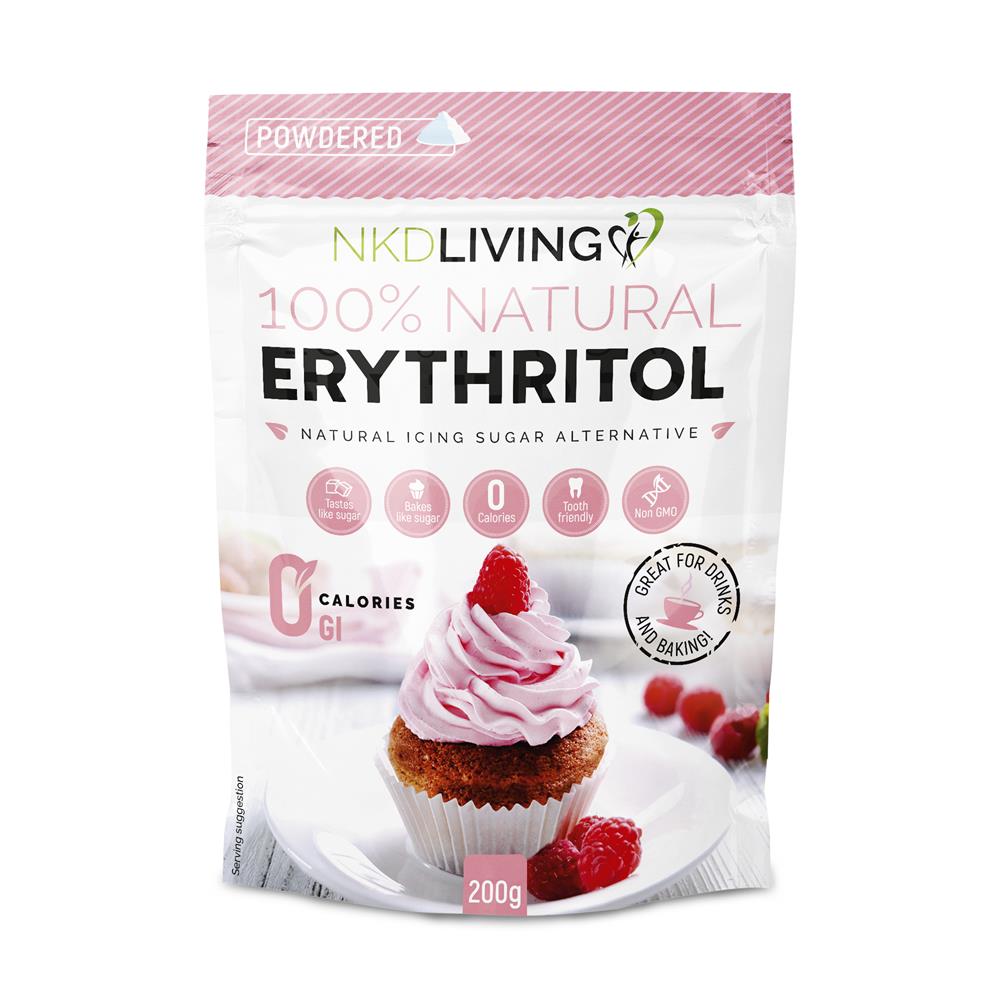Erythritol Powdered Natural 0 Calorie Sweetener 200g - Greenlands Health Store