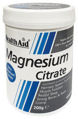 Magnesium Citrate Vegan 200g Powder - Greenlands Health Store