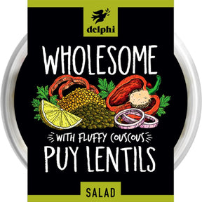 Puy Lentil & Couscous Salad 185g - Greenlands Health Store