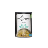 Mr Organic Leek & Potato Soup Soup 400g - Greenlands Health Store