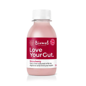 Dairy Free Probiotic Shot Coconut Strawberry 125ml - Greenlands Health Store