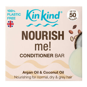KinKind NOURISH me! Conditioner Bar 40g - Greenlands Health Store