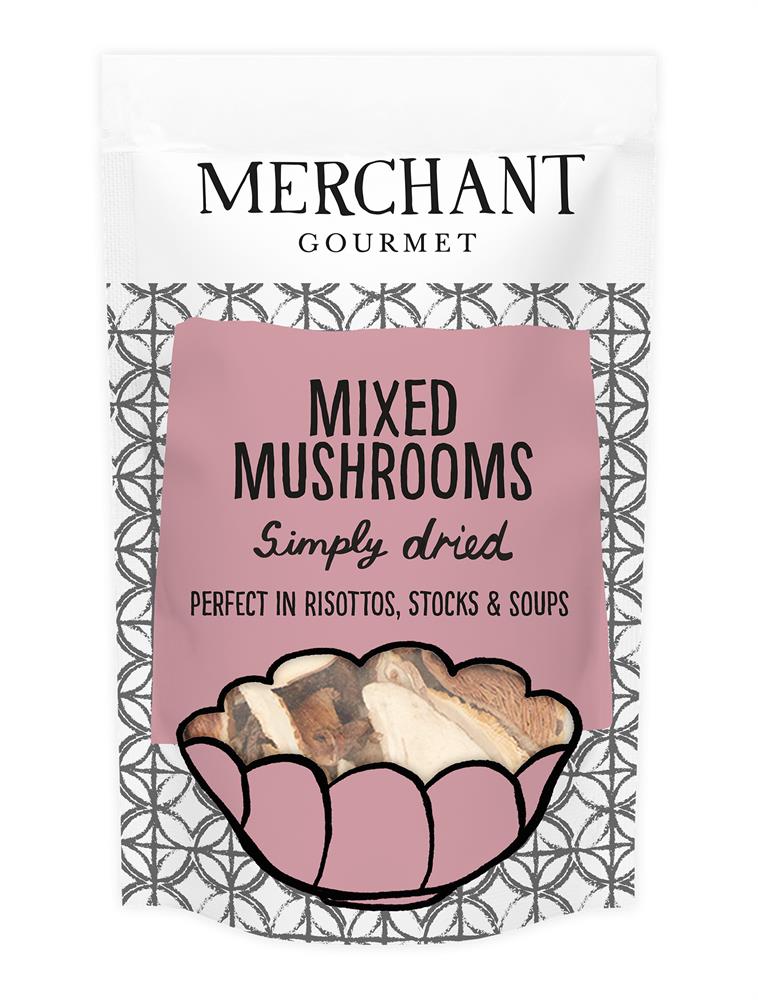 Merchant Gourmet Dried Mixed Mushrooms 30g - Greenlands Health Store