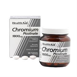 Chromium Picolinate 200ug Tablets 60's - Greenlands Health Store