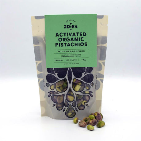 2DiE4 Activated Organic Pistachios 100g - Greenlands Health Store