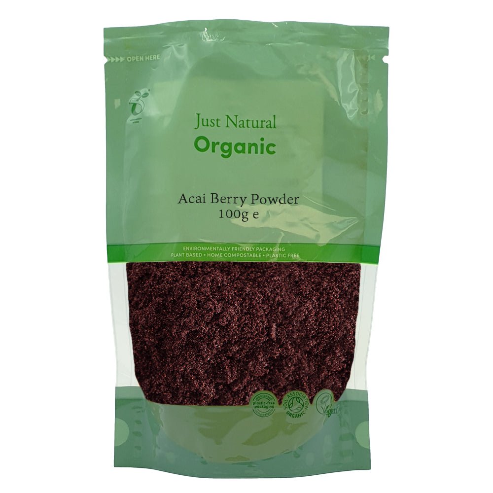 Organic Acai Berry Powder 100g - Greenlands Health Store