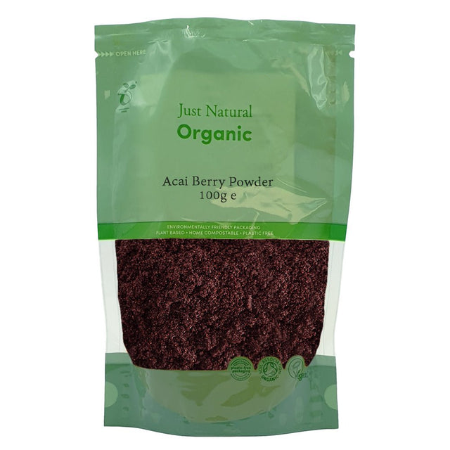Organic Acai Berry Powder 100g - Greenlands Health Store
