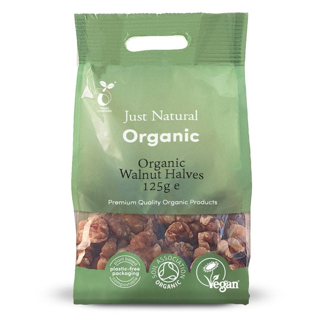 Organic Walnut Halves 125g - Greenlands Health Store