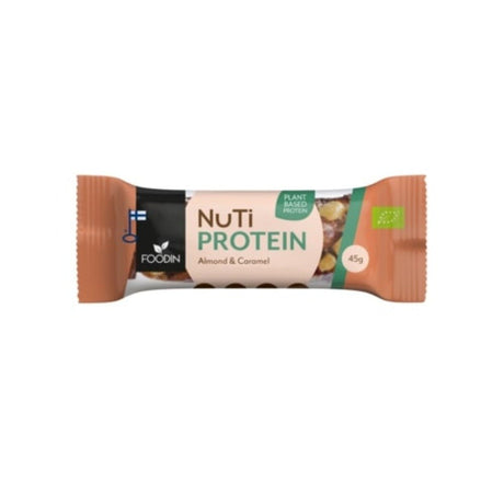 NUTI Protein Almond & Caramel 45g - Greenlands Health Store