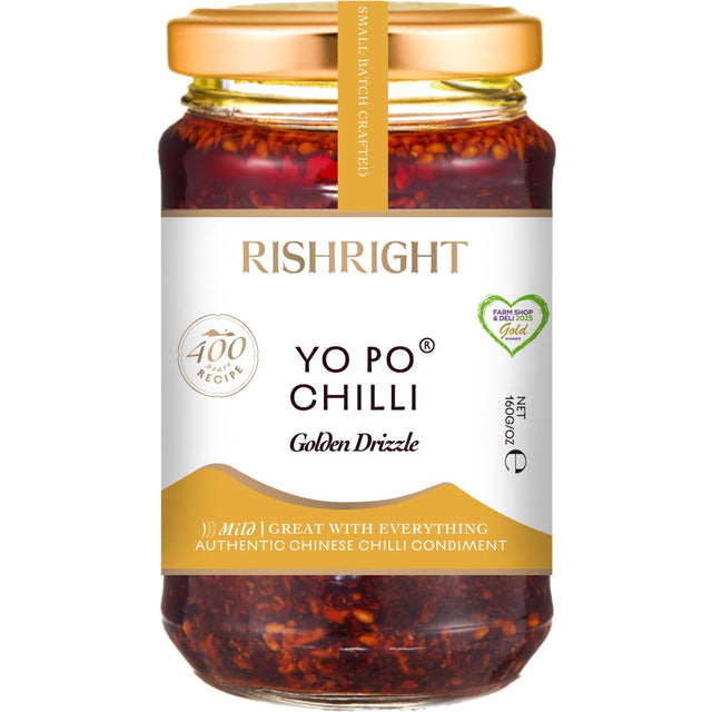 Rishright Yo Po Chilli Golden Drizzle 160g - Greenlands Health Store