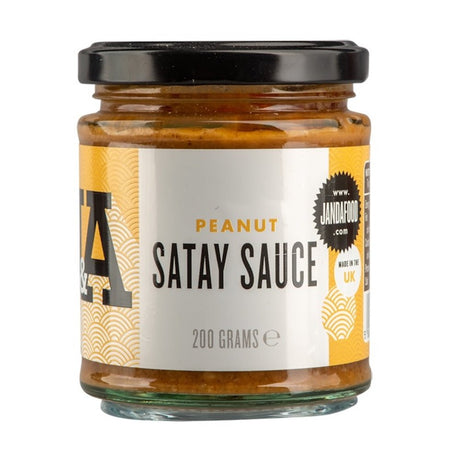 J&A Peanut Satay Sauce 200g - Greenlands Health Store