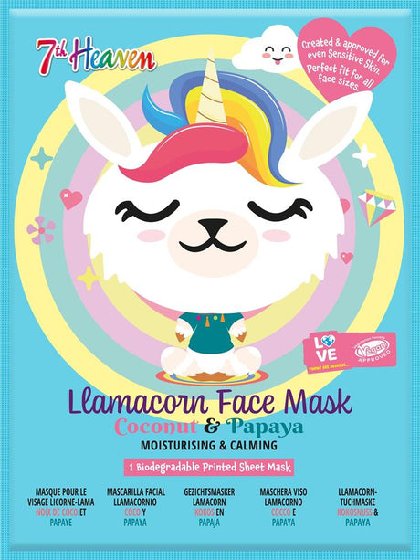 Llamacorn Animals Face Sheet Mask - Greenlands Health Store