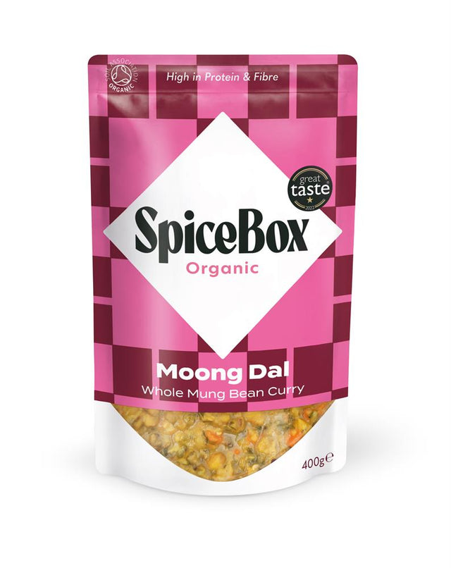 SpiceBox Organic Moong Dal 400g - Greenlands Health Store