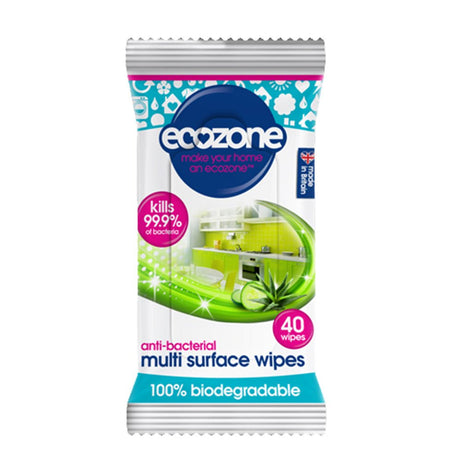 Anti - bac Multi Surface Wipes (40 wipes) - Greenlands Health Store