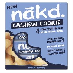 Nakd Cashew Cookie 4x35g - Greenlands Health Store